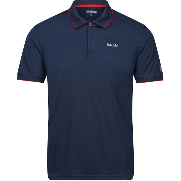 Polo randonnée REGATTA REMEX II MOONLIGHT DENIM(DANGER RED) SOLID