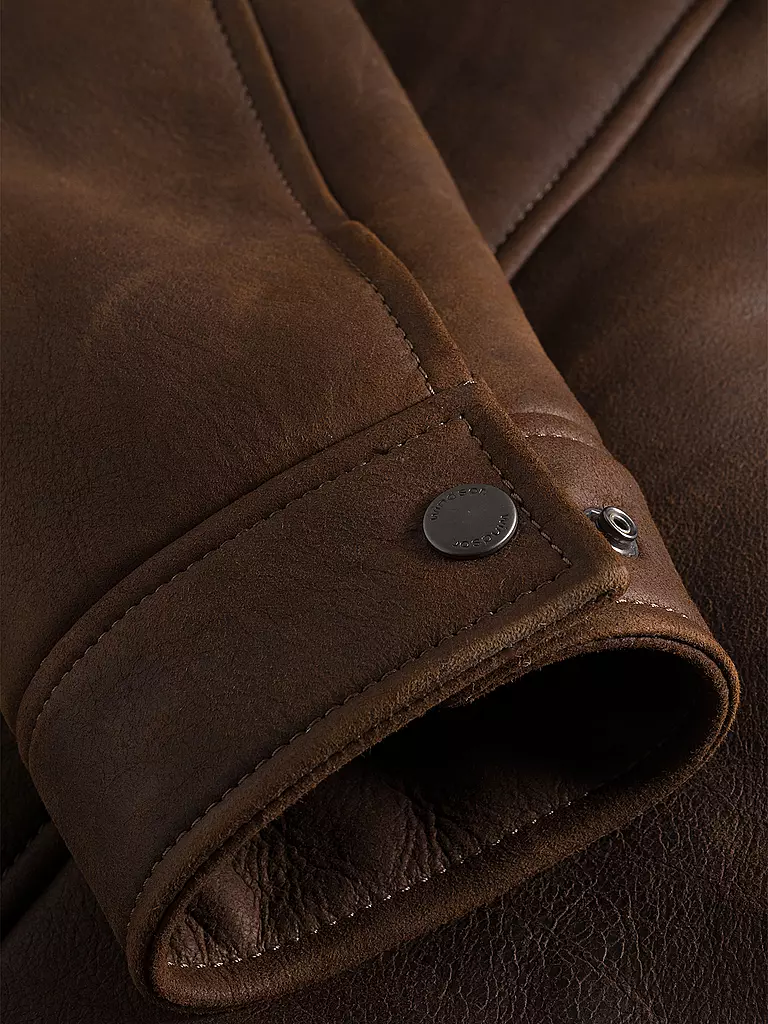 WINDSOR Lederjacke braun