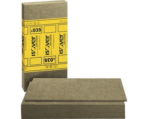 ISOVER Acoustic EP5 dekvloerisolatieplaat, contactgeluidsisolatie voor zwevende dekvloeren, warmtegeleidingsgroep 035, 1200 mm x 625 mm x 15 mm
