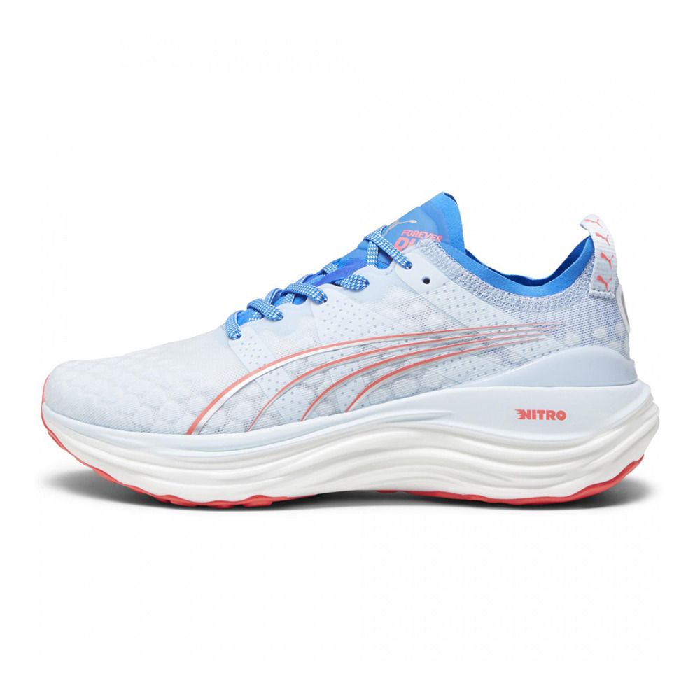 Puma FOREVERRUN NITRO - Chaussures running Femme icy blue/ultra blue/fire orchid