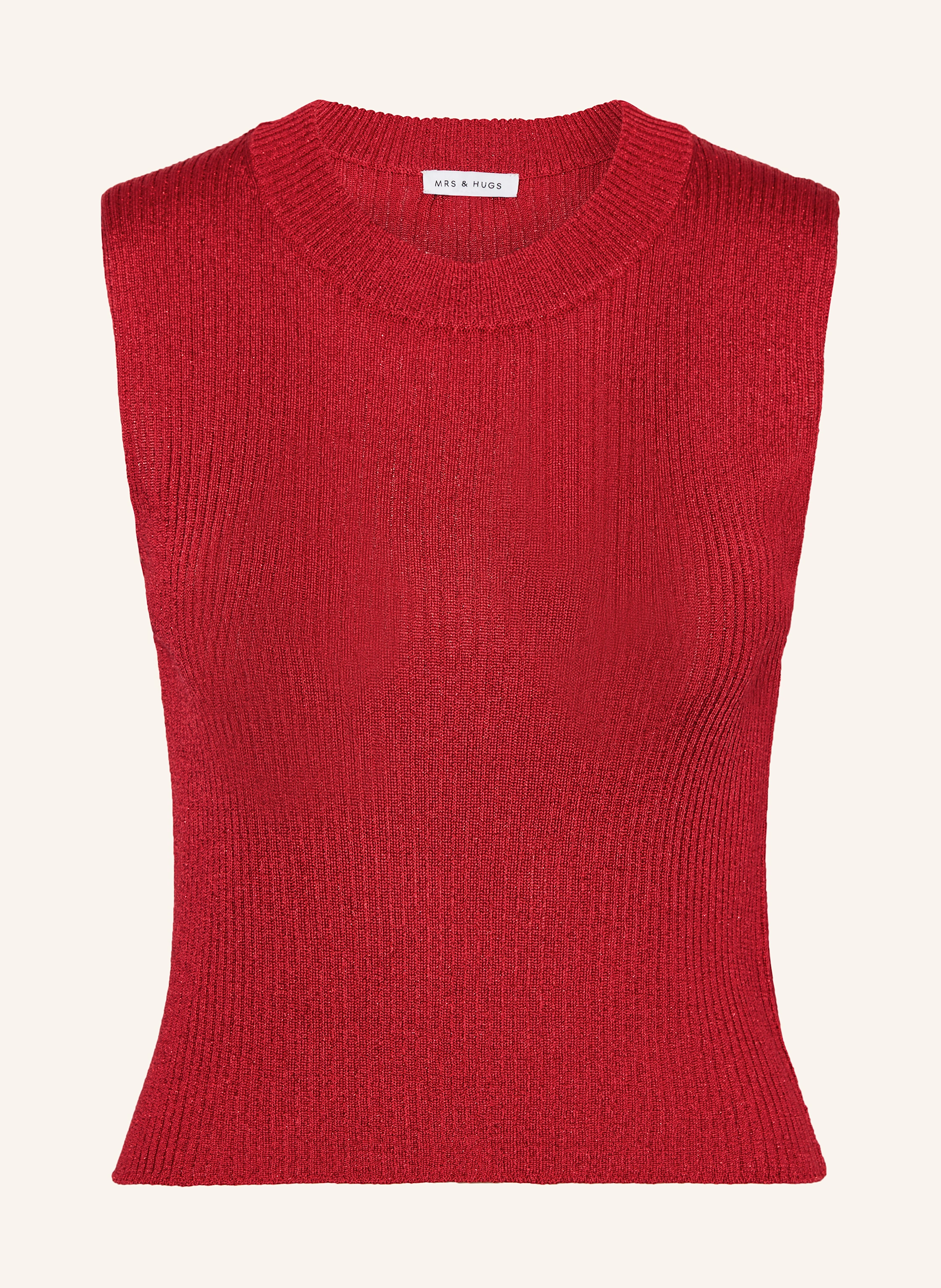 MRS & HUGS Stricktop mit Glitzergarn