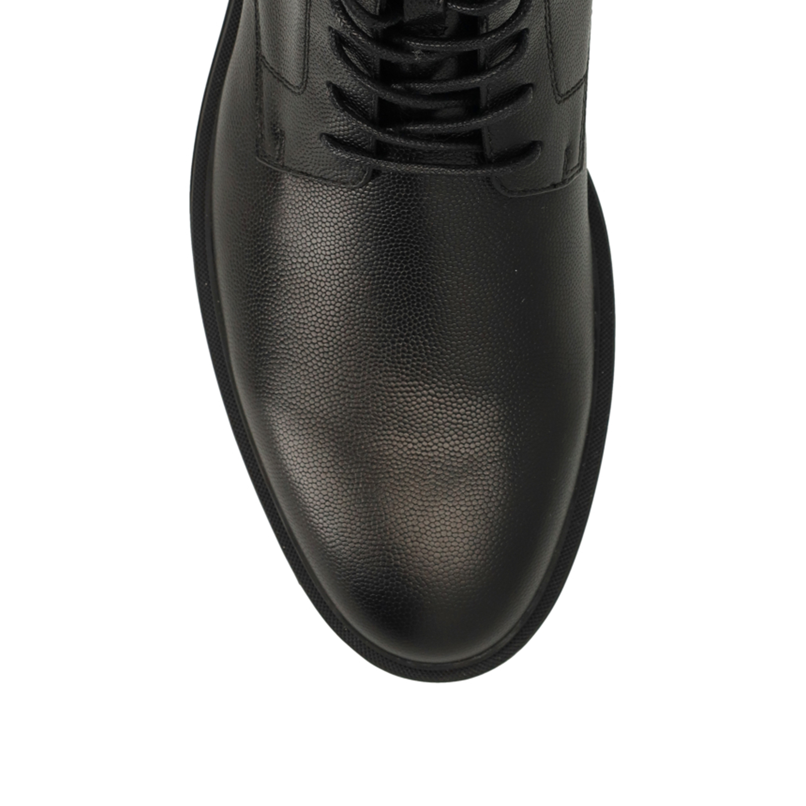 Zwarte leren veterboots