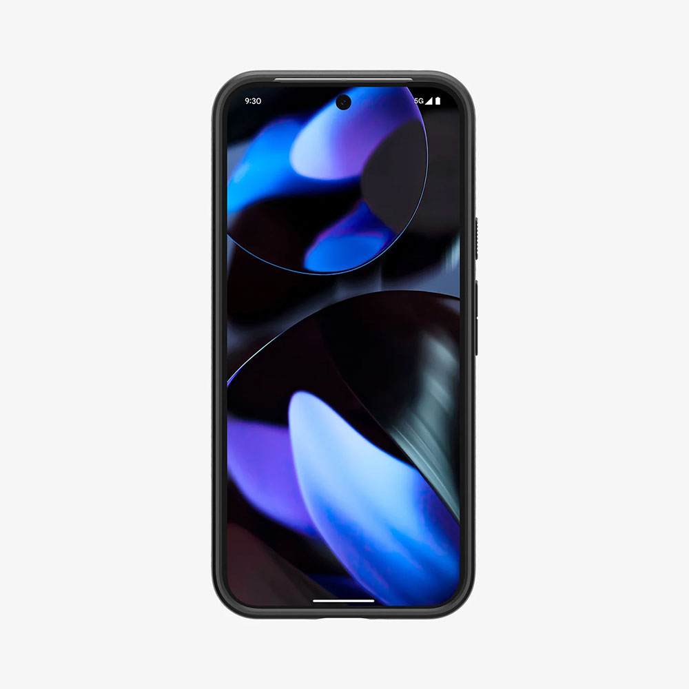 Google Pixel 9 / Pixel 9 Pro Liquid Air Case Gummi Hülle (ACS07682) - Schwarz (Matt)