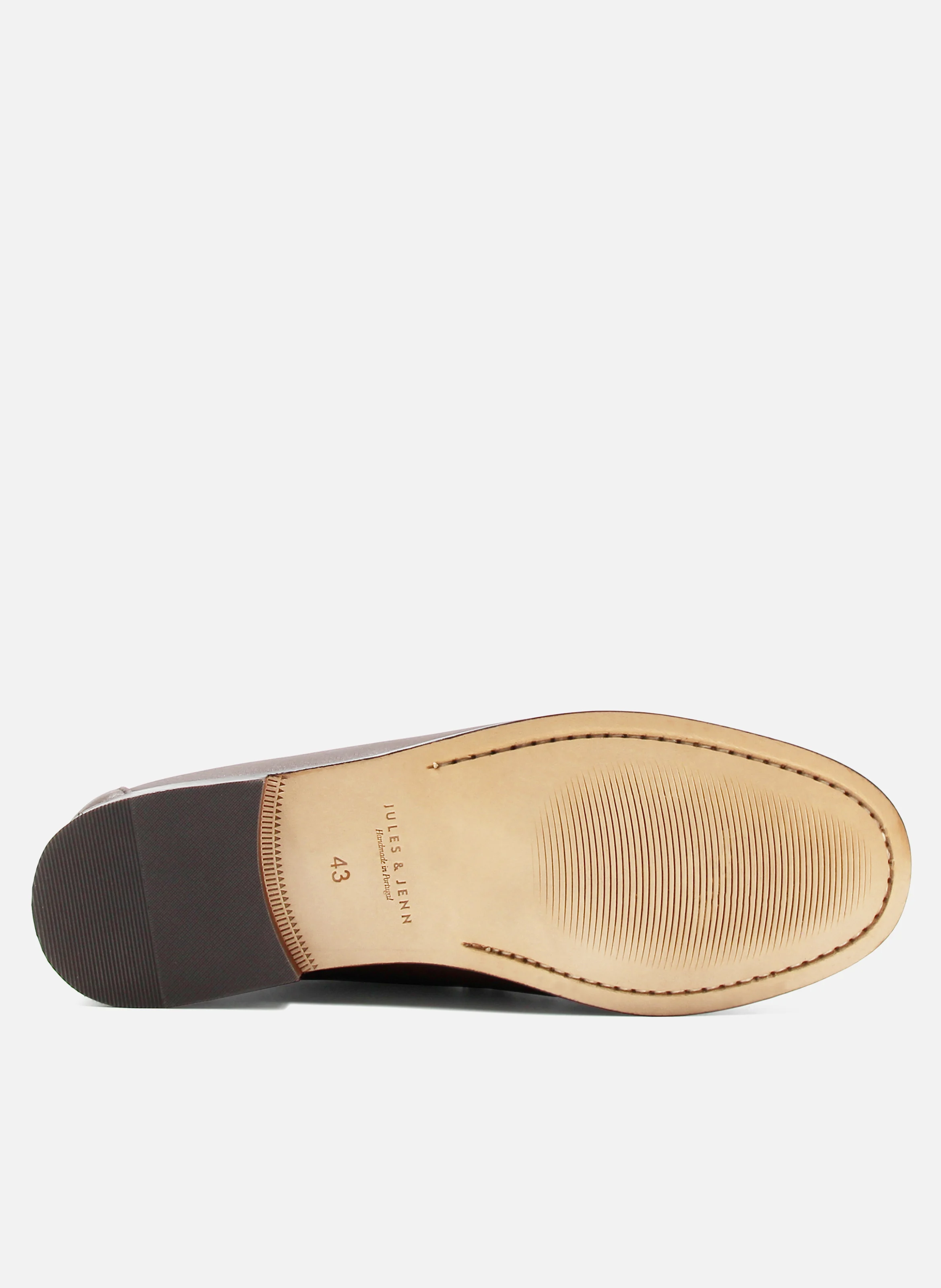 Mocassins urbains cuir grainé | Marron