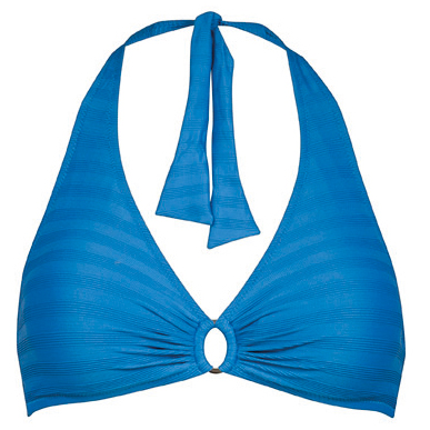 Lidea - Women's Linear Code Halter Bikini Top - Haut de maillot