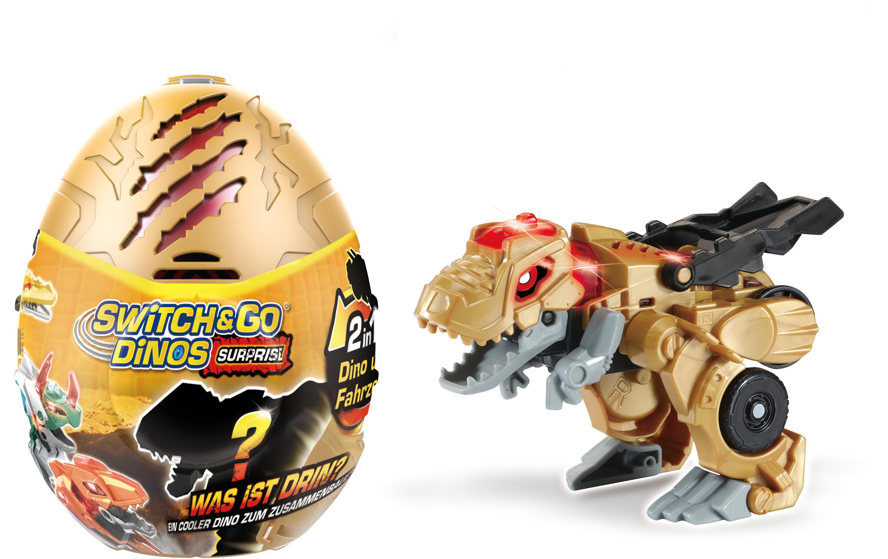 Switch & Go Dinos – Surprise Ei assortiert -DE-Dinosaurier-Ei mit Überraschung