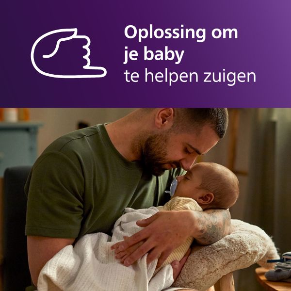 Philips Avent Soothie Hart - 0-6 Mnd - 2 Stuks - Plant-based