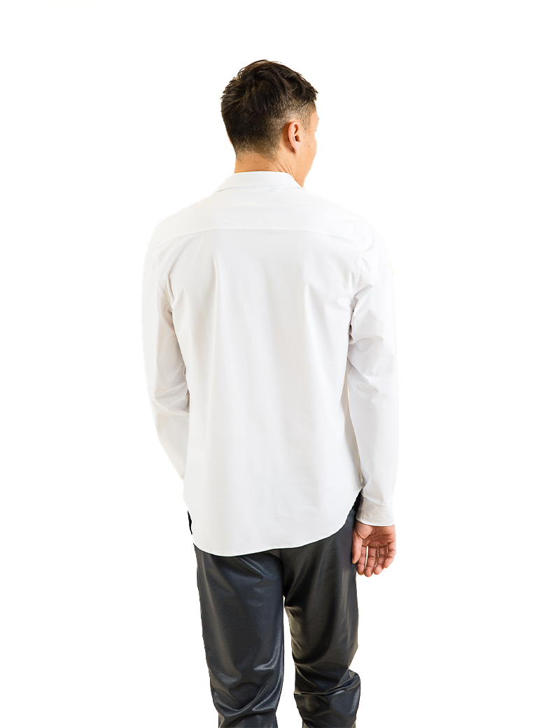HBT BASICS | LORD CHEMISE HOMME BLANC