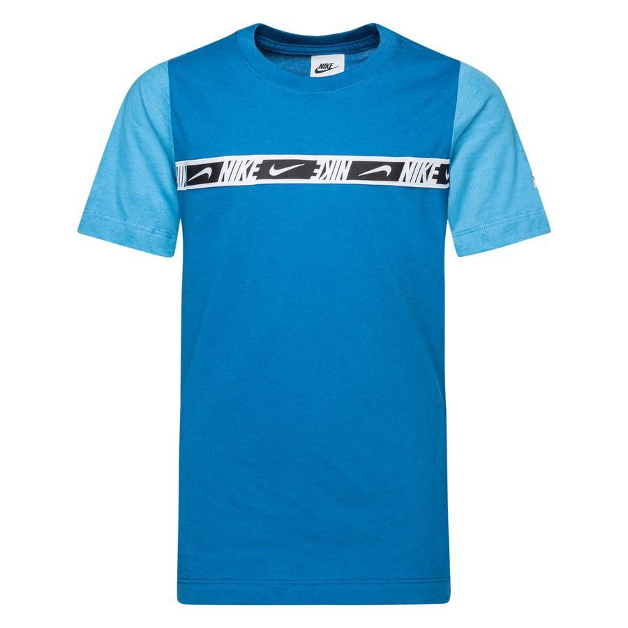 Nike T-Shirt NSW Repeat - Bleu/Blanc Enfant