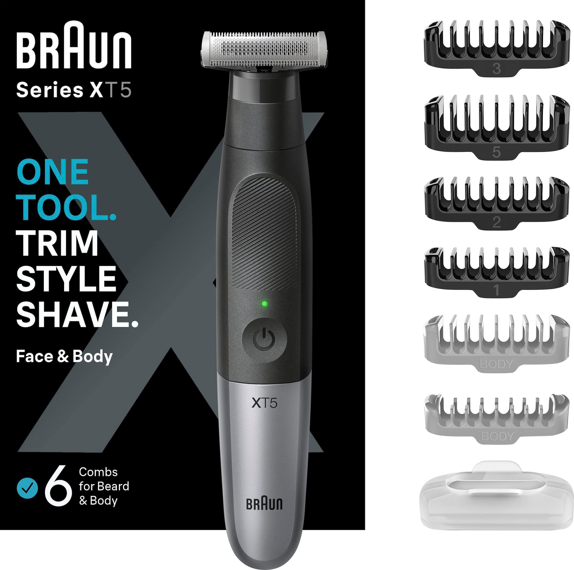 Braun Haarschneider »Series X XT5200« wasserdicht, 4D-Flex-Klinge