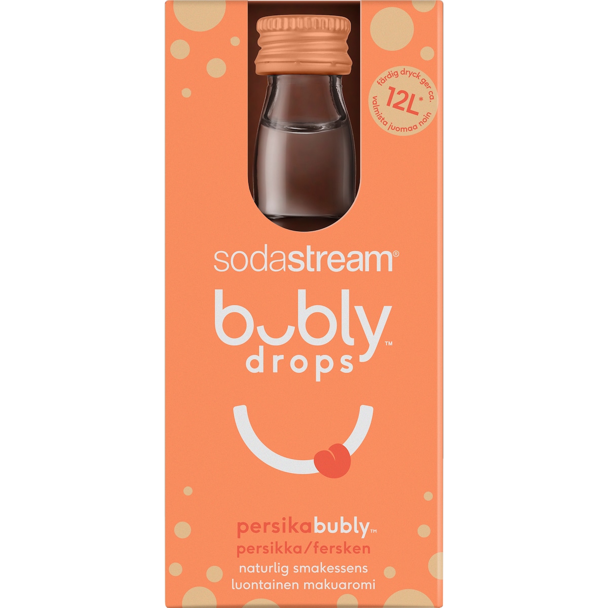 SodaStream Bubly Drops smaksekstrakt S1025260770 (fersken)