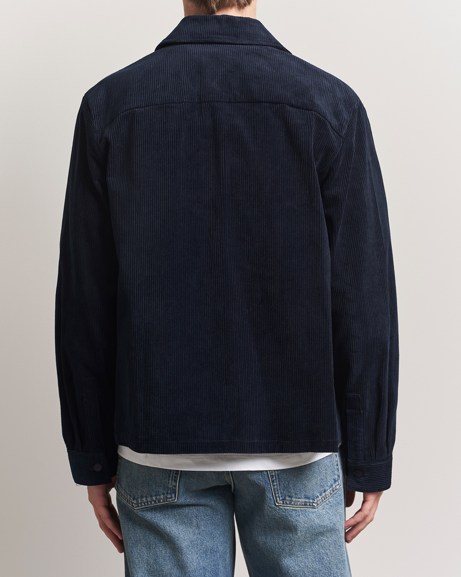 A.P.C. Leon Corduroy Overshirt Dark Navy