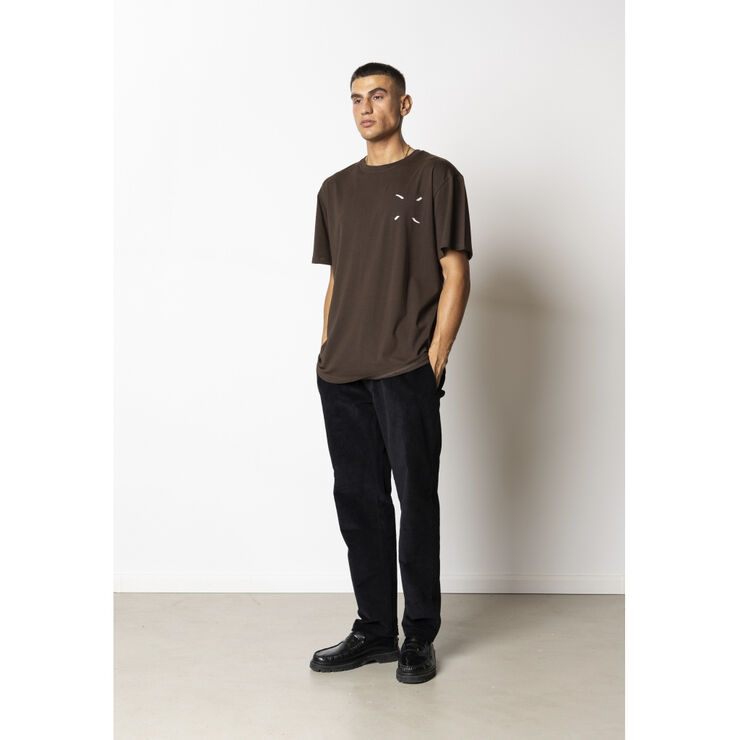Clean Cut Copenhagen Clean organic T-shirt Dark brown