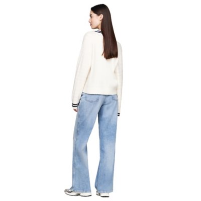 Pull femme Vnck Crest Cable TOMMY HILFIGER
