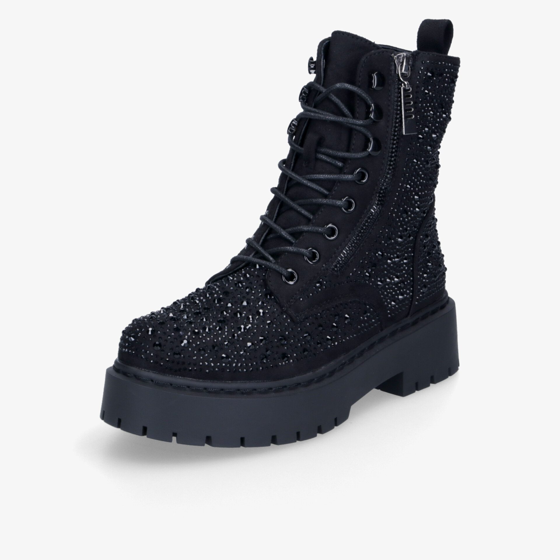 la strada Damen Schnürstiefeletten schwarz