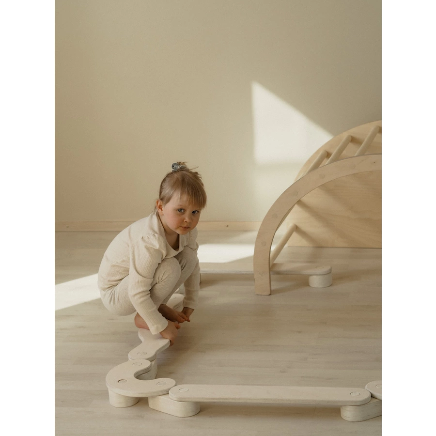 Fitwood POLKU Balancierbalken L - Birke