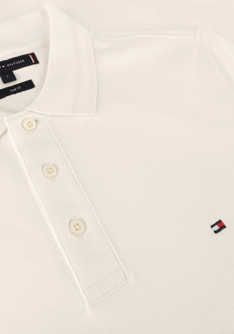 TOMMY HILFIGER beige tommy hilfiger polo pretwist mouline slim fit polo