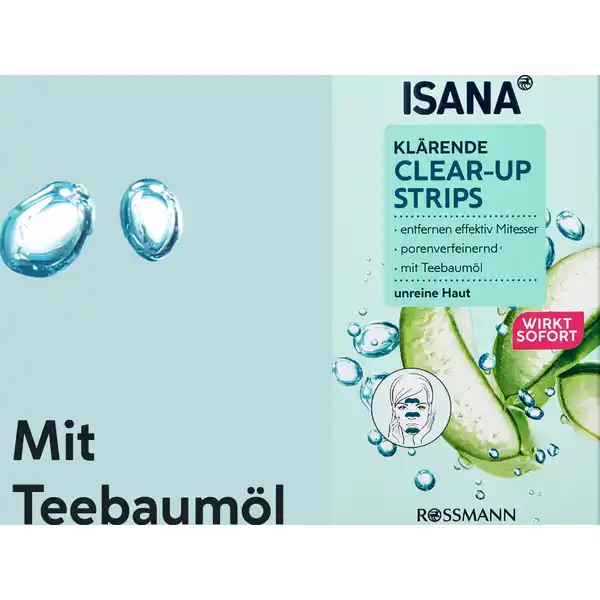 antibakterielle Clear-up Strips