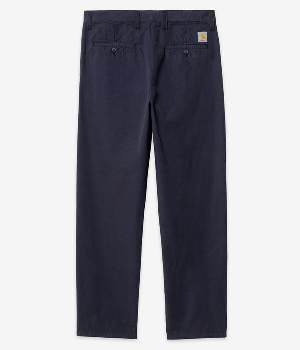 Carhartt WIP Calder Pant Dothan Poplin Hose (dark navy garment dyed)
