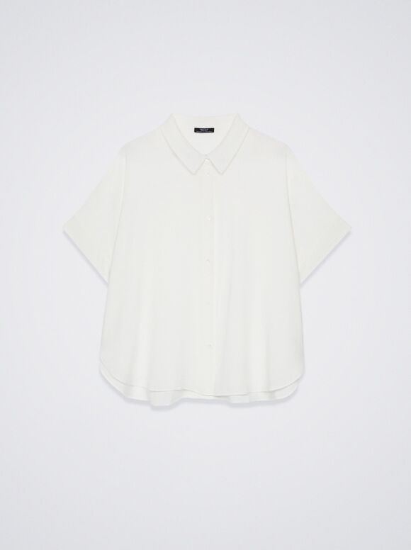 Camisa de manga curta com botões - Off-White