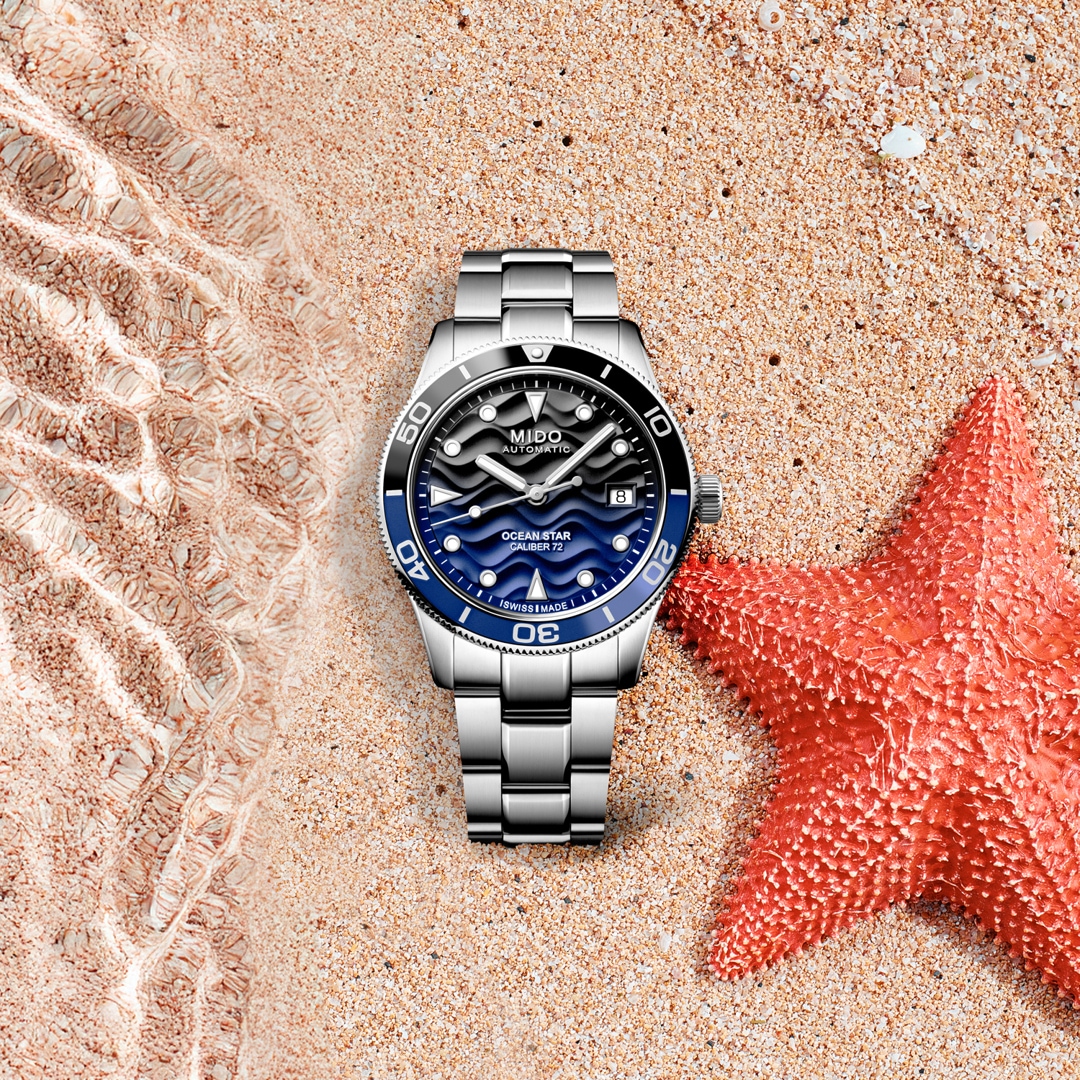 Mido Ocean Star 39 Automatik Blau