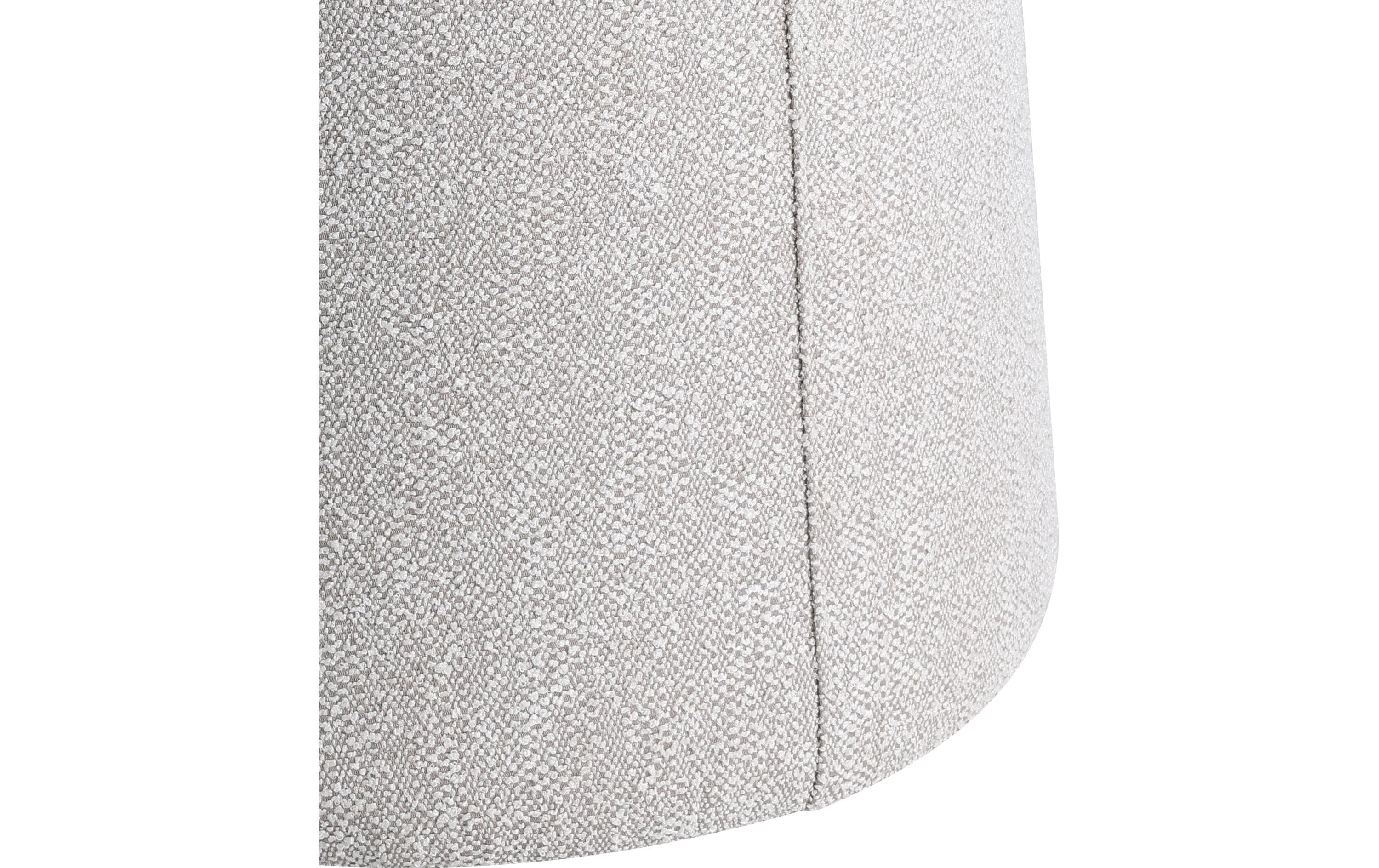 Hocker Mahalevona Ø 40.5 x 42.5 cm, Beige<br>Moderner Hocker für anspruchsvolle Raumeinrichtungen