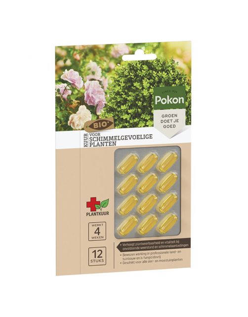 Pokon Bio Plantkuur Schimmelgevoelige Planten Capsules - Schimmelbestrijding - 12 stuks