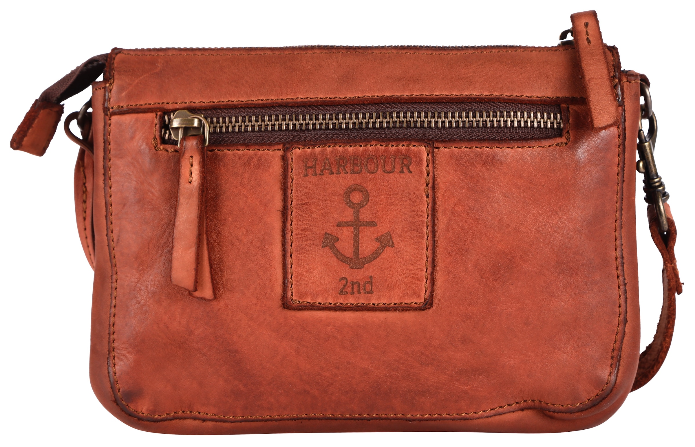 HARBOUR 2nd Umhängetasche »Tiani« Schultertasche Handtasche Damen Tasche Damen mit Logoanhänger