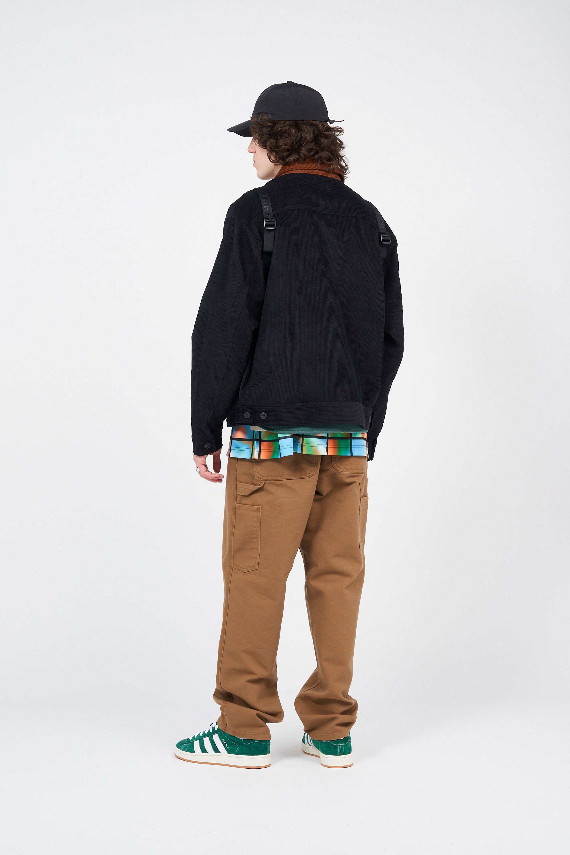 HUF veste CORDUROY TRUCKER Bleu