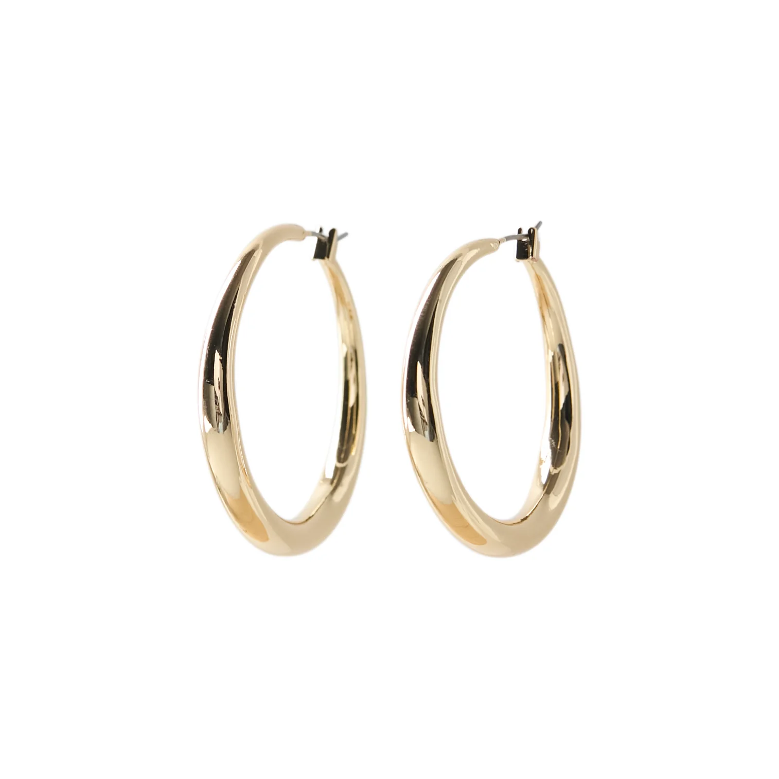 Friihof+Siig  Chunky hoops, large - forgyldt