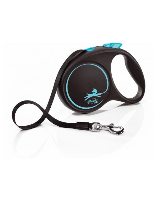 Flexi Black Design Tape M 5 m - Hondenriem