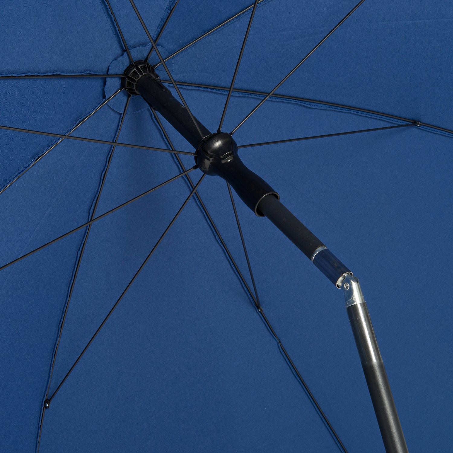 Intratuin parasol Haiti donkerblauw 80+UV D 200 cm