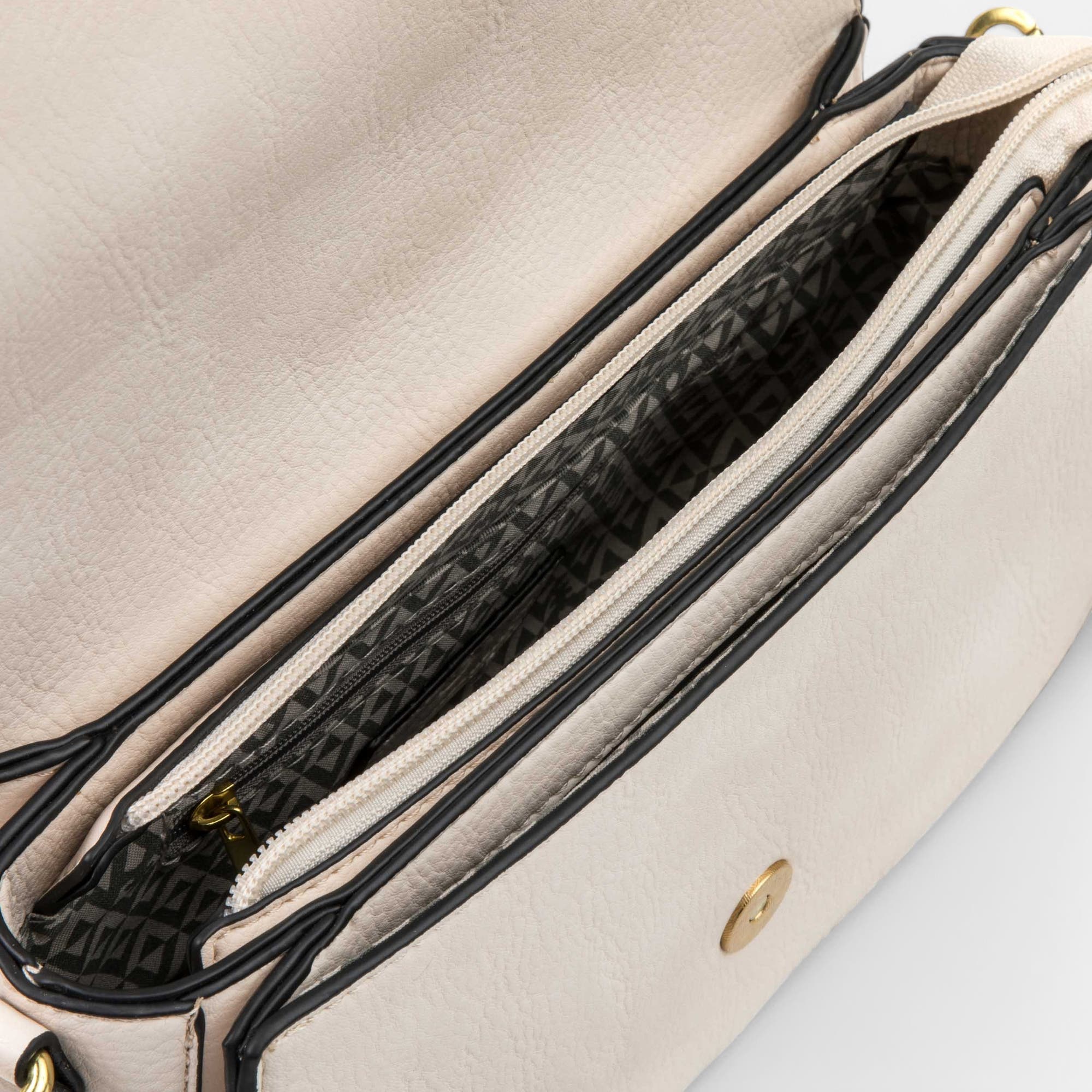 Sac bandoulière beige
