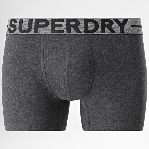 Lot De 3 Boxers Classic Gris Anthracite