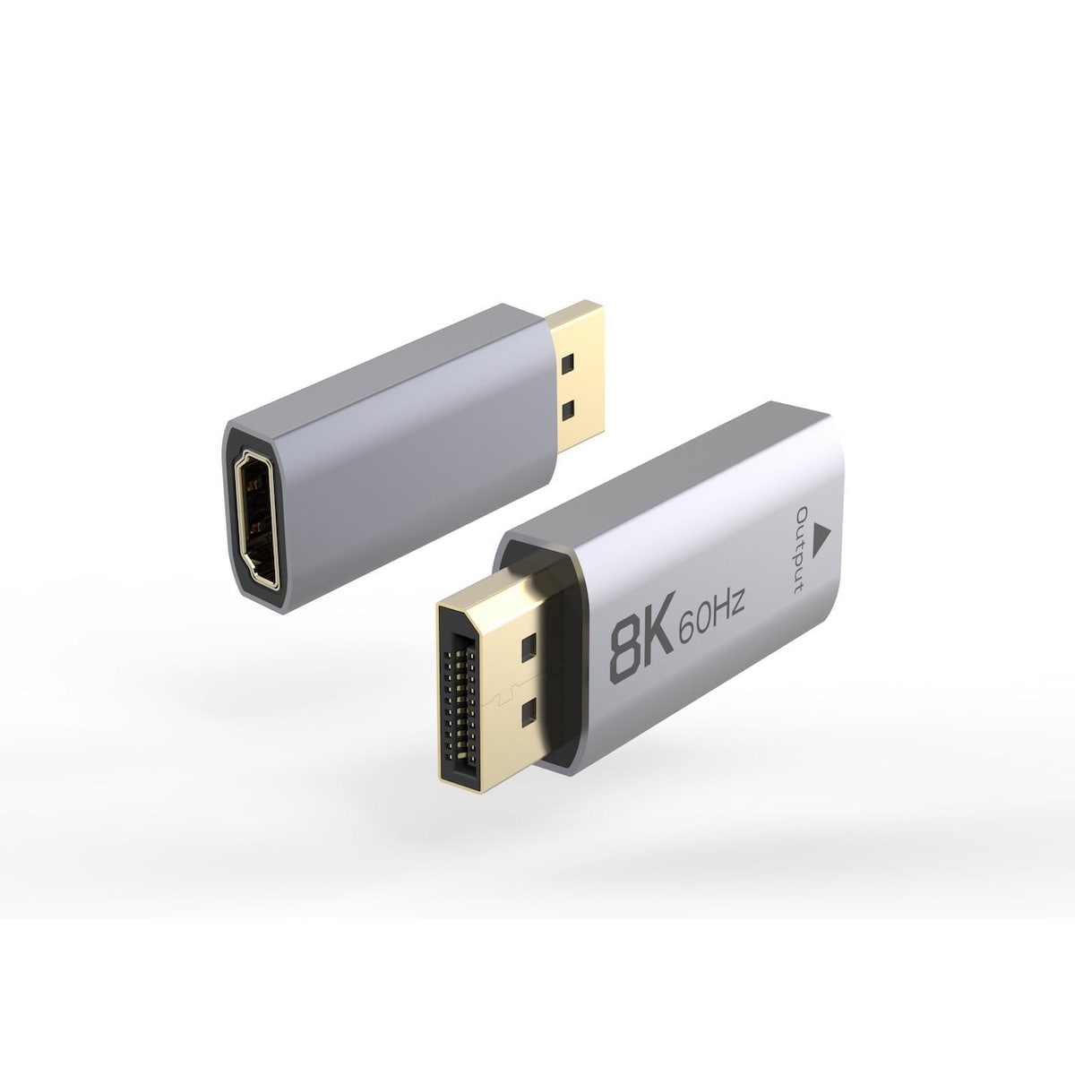 NÖRDIC Aktiv adapter Displayport 1.4 hann til HDMI 8K60Hz hunn