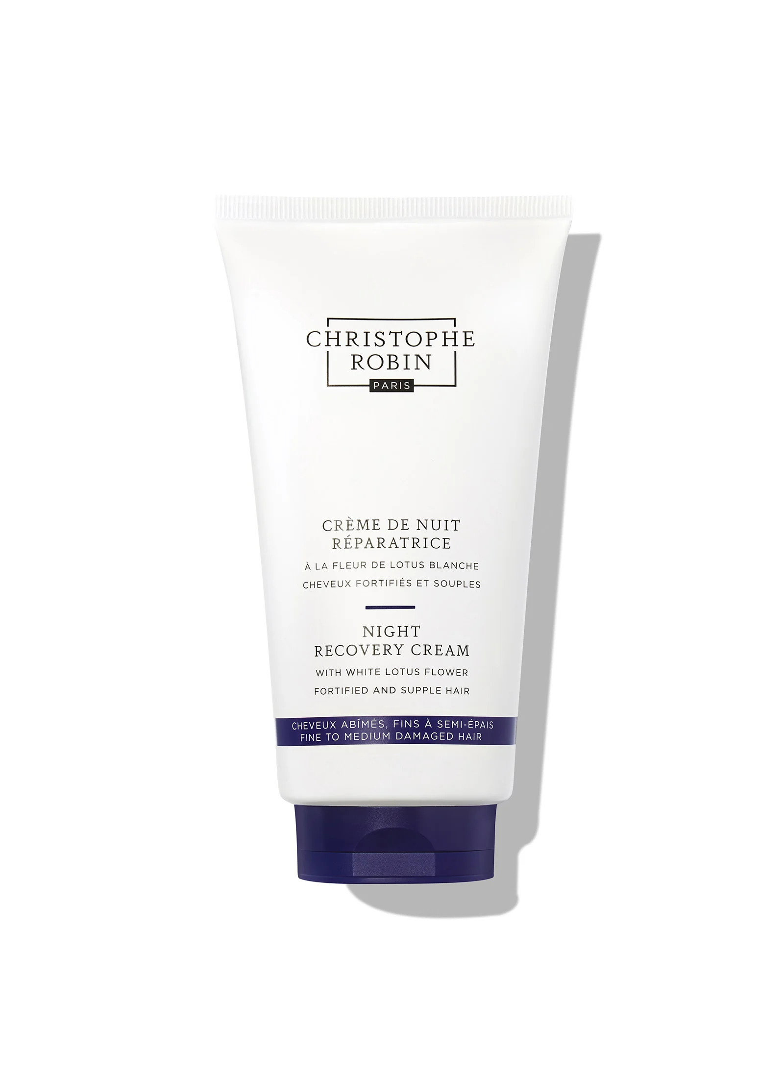 Crème de nuit réparatrice à la fleur de lotus blanche |