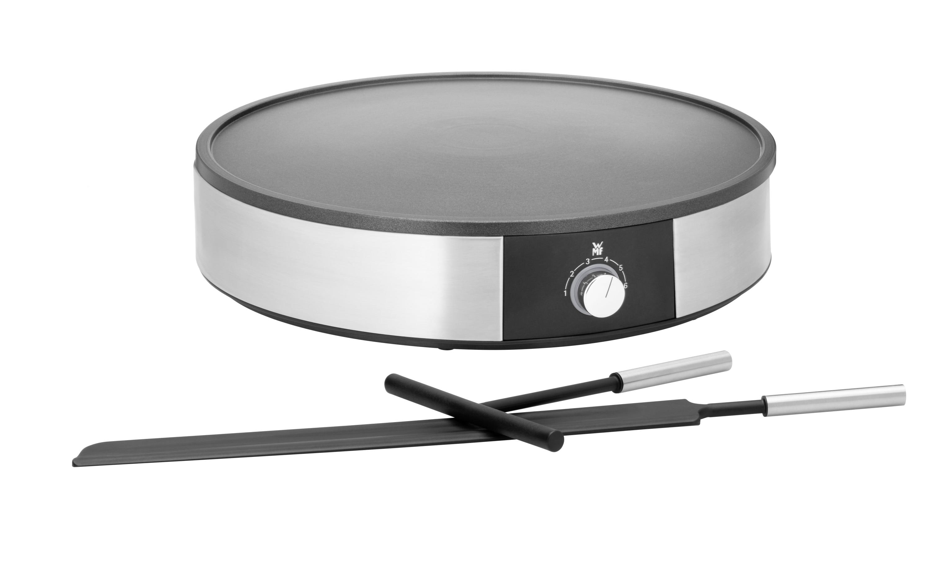 Crêpe Maker Lono 3-teilig1600 W-Crêpes-Maker, Silber