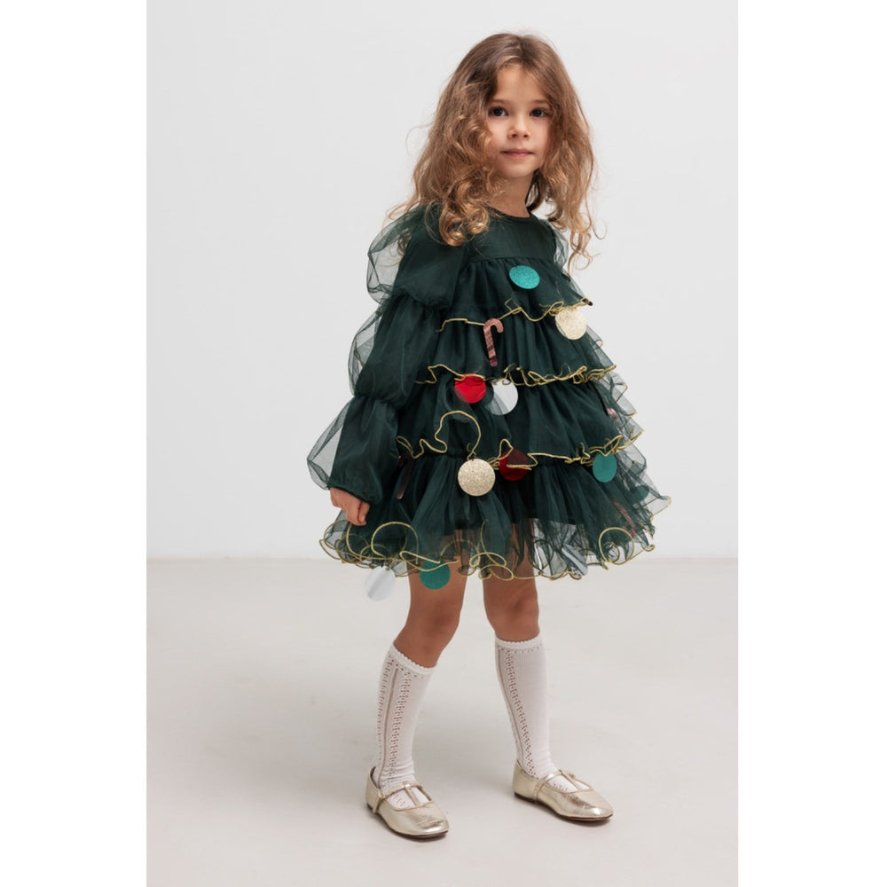 Køb MarMar Ballerina Glitter Dark Leaf December Kjole