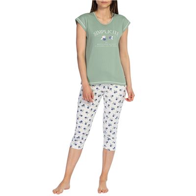 Pyjama femme corsaire DODO HOMEWEAR®