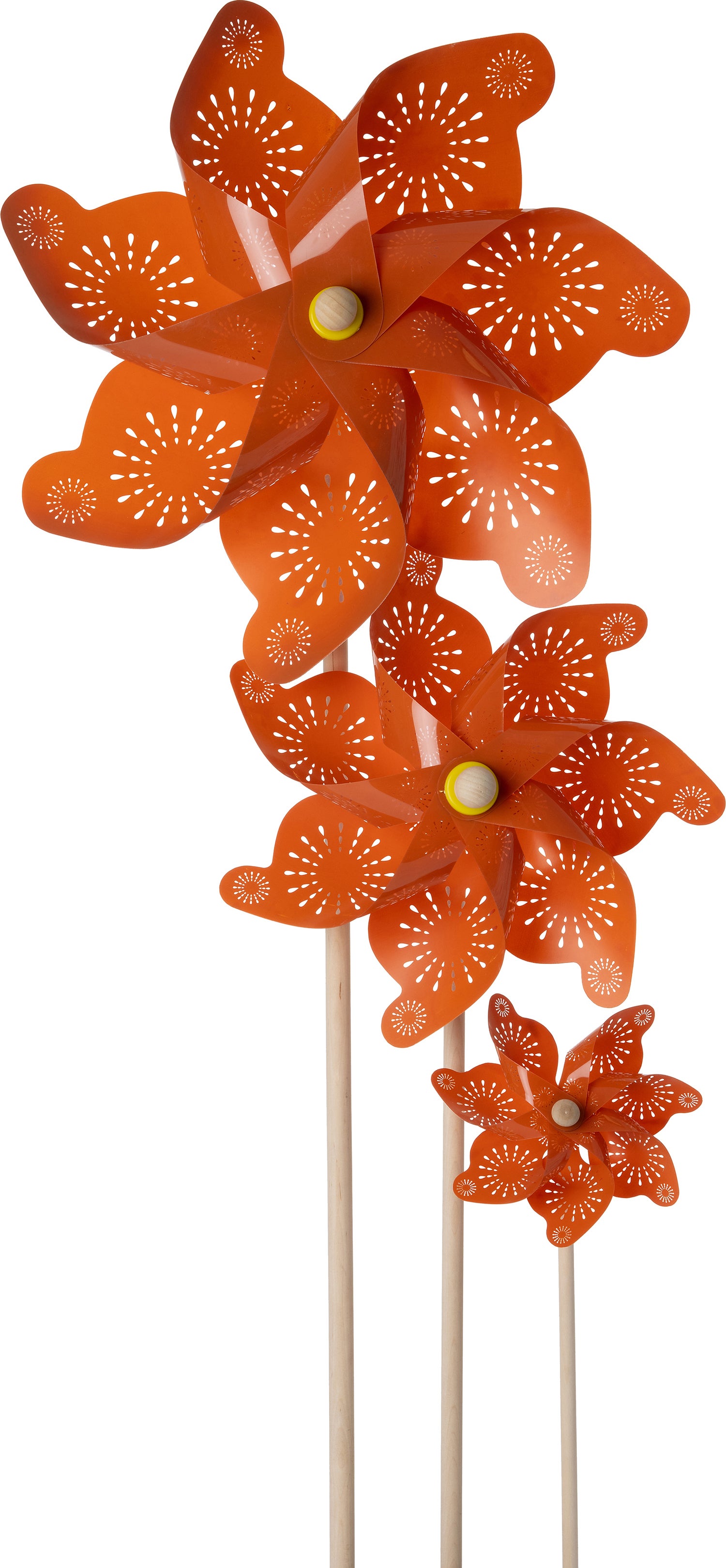 Intratuin tuinsteker windmolen Marij oranje D 17 H 48 cm