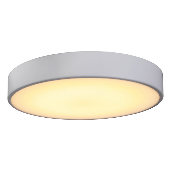 Plafonnier de salle de bain Wapta LED intégrée blanc 1200lm 12W IP44 Ø28,3cm blanc froid & blanc chaud GoodHome