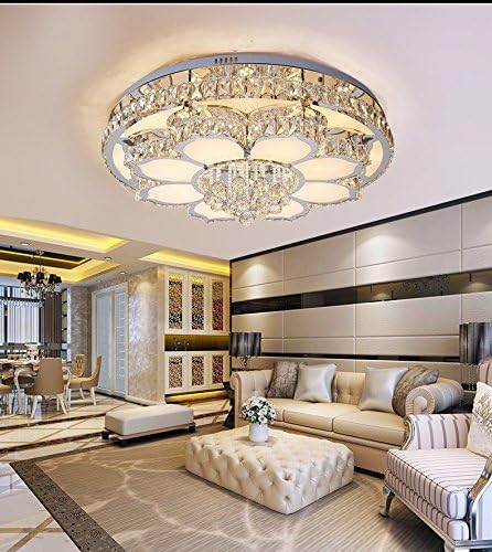 LED Deckenleuchte 3018-780 mm 140 W Kristall Fernbedienung Lichtfarben steuerbar warmweiß, neutralweiß, kaltweiß dimmbar Wohnzimmerleuchte Kronleuchte Pendelleuchte Deckenlampe Deckenstrahler