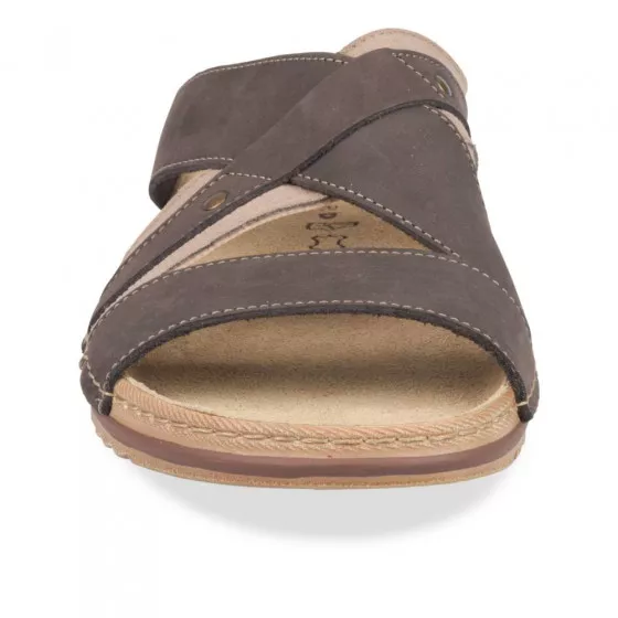 Mules MARRON CAPE BOARD CUIR