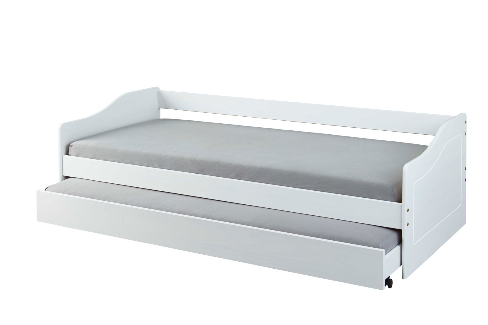 Stauraum-/Funktionsbett DAN 90 x 200 cm weiß
