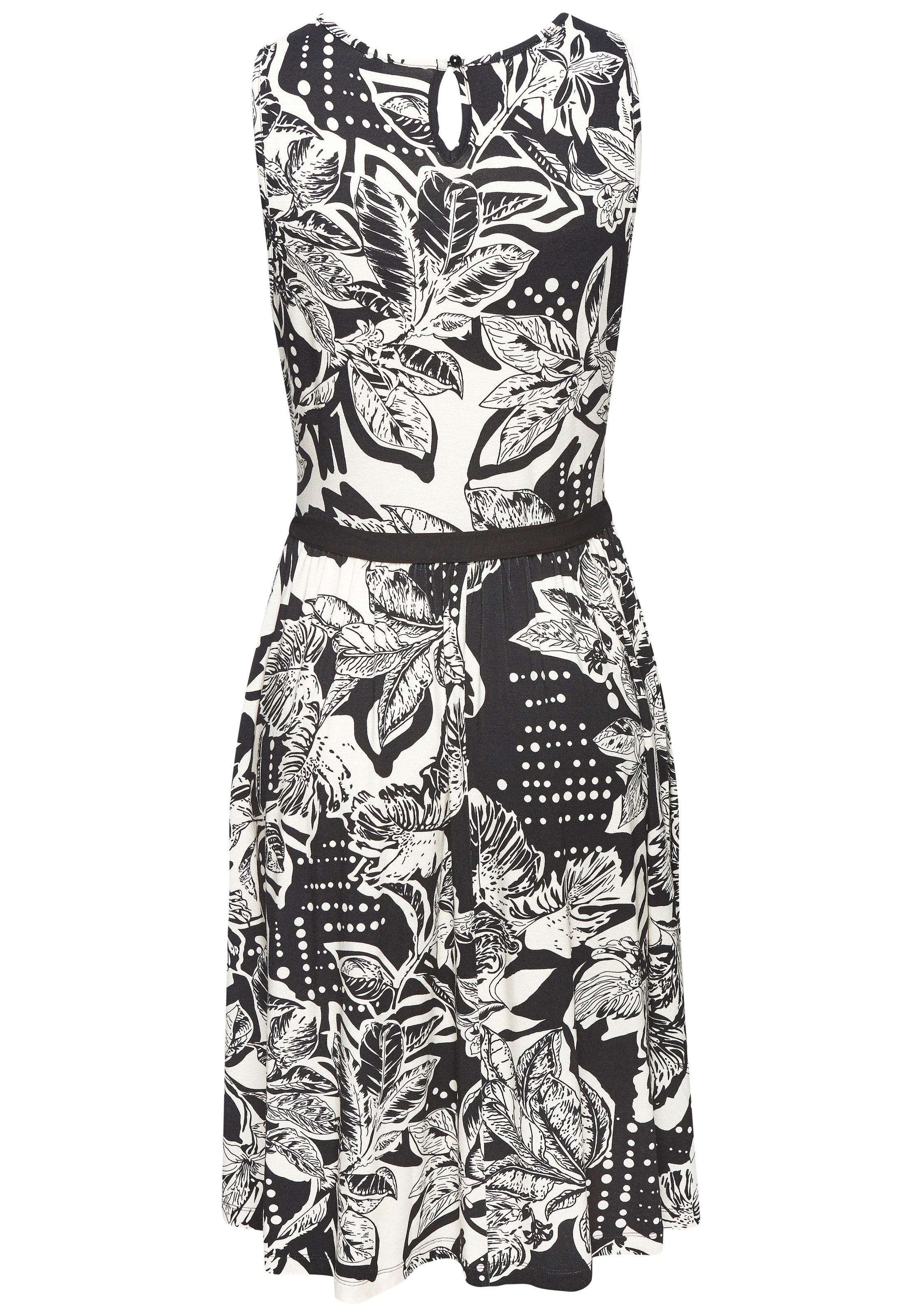 Vivance Jerseykleid mit Bindeband, Sommerkleid, casual