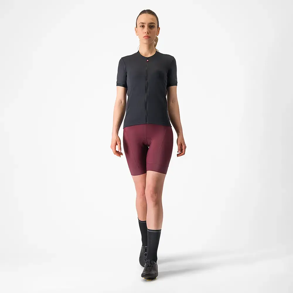 Castelli Libera Fietsshirt Korte Mouwen Zwart Dames