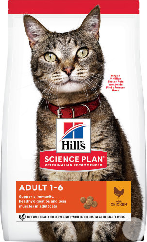Hill's Science Plan Feline Adult 1-6 Chicken Sac 10kg