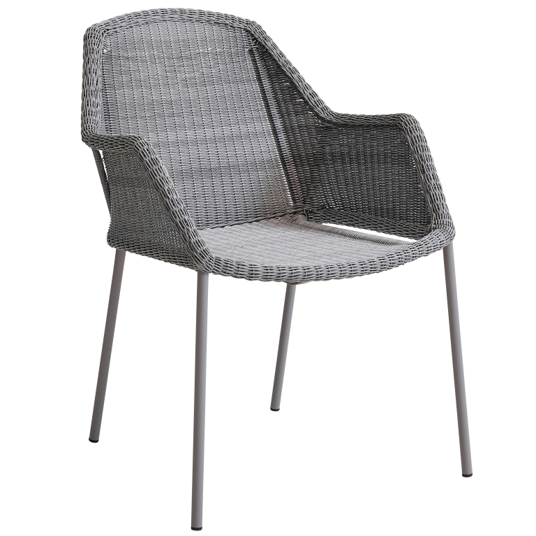 Cane-Line Breeze stapelbare tuinstoel Light Grey