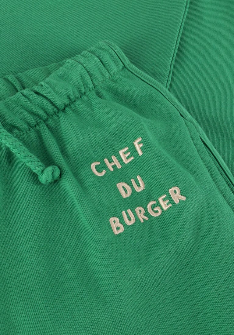 Sproet & Sprout groene sproet & sprout joggingbroek sweat pants chef du burger