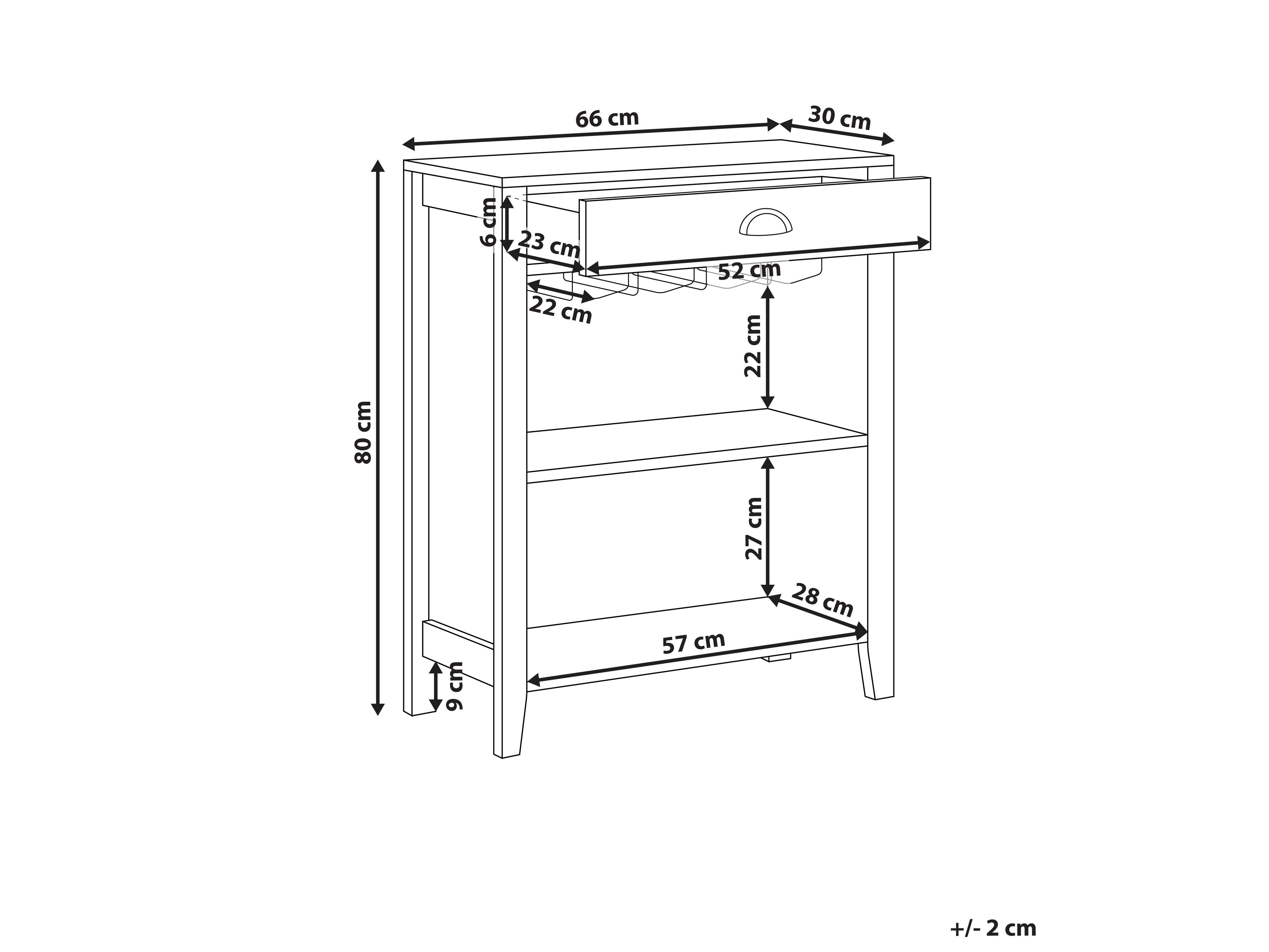 Dressoir WALKERSTON Lichtbruin